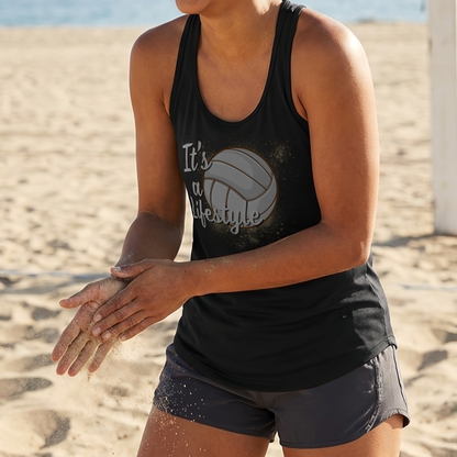 It's a Lifestyle Volleyball Tank Top | Women’s Racerback Tank