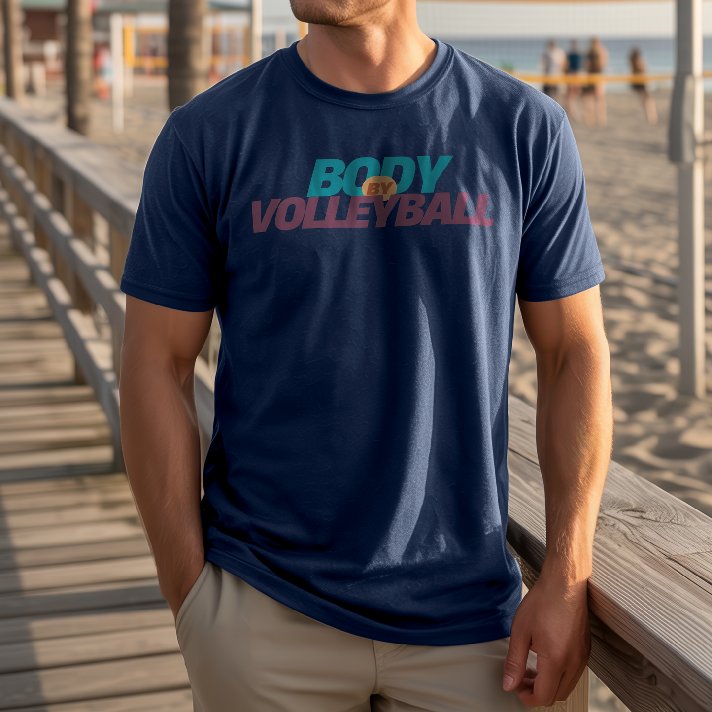 Body By Volleyball t-shirt (Color)