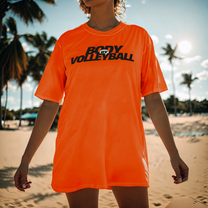 Body By Volleyball (Black and white) T-Shirt | Unisex Graphic Tee