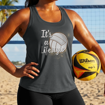 It's a Lifestyle Volleyball Tank Top | Women’s Racerback Tank