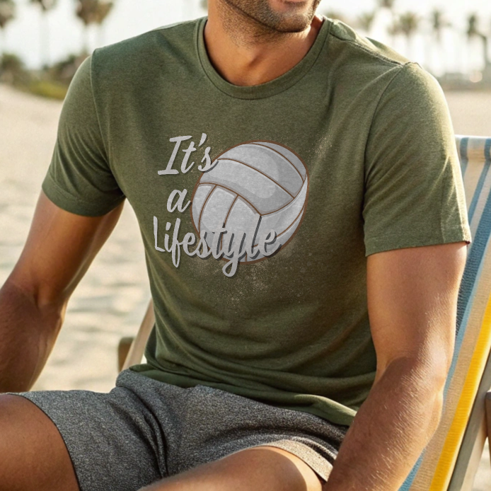 It's a Lifestyle Volleyball T-Shirt | Unisex Graphic Tee