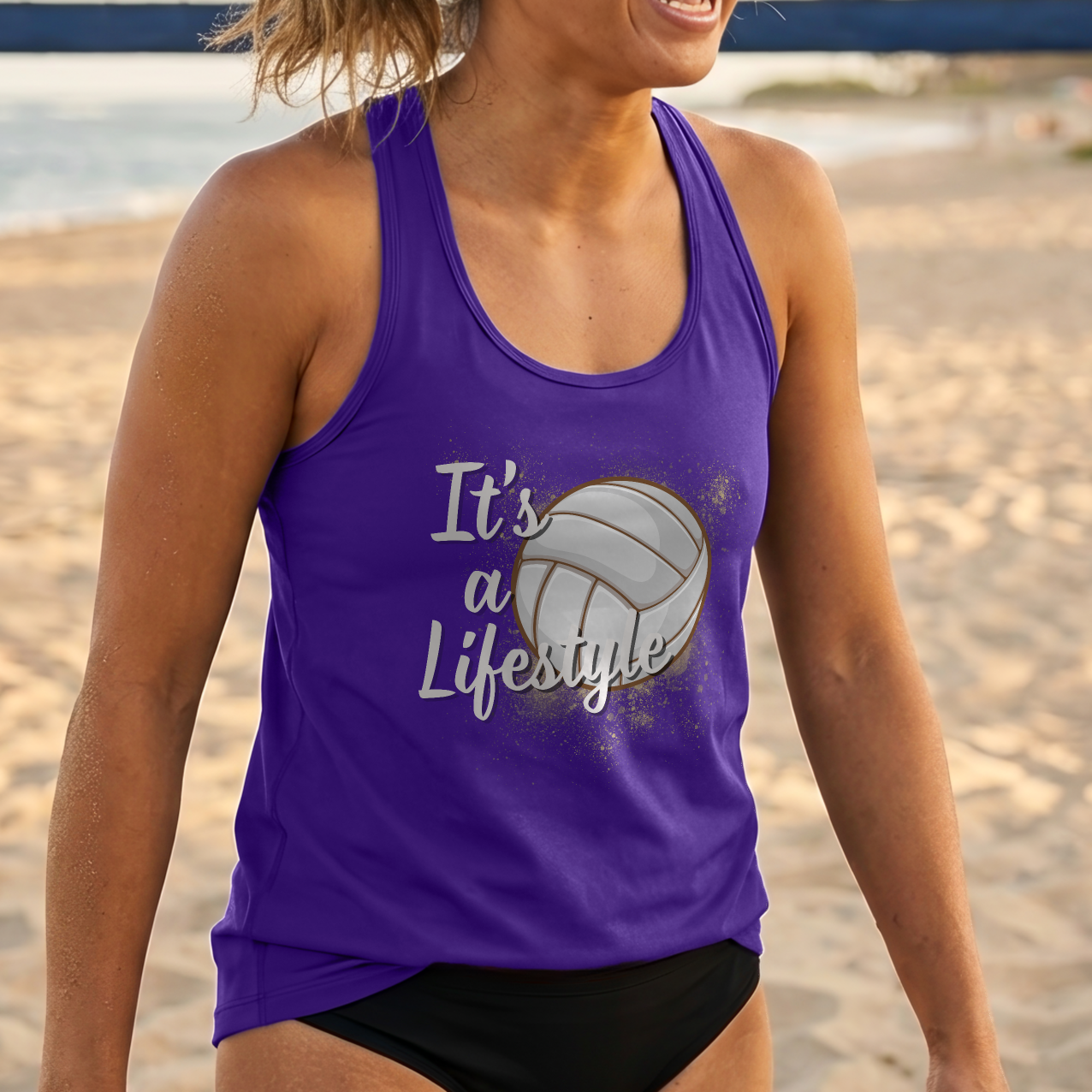 It's a Lifestyle Volleyball Tank Top | Women’s Racerback Tank