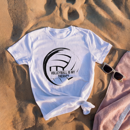 Volleyball is My Therapy t-shirt
